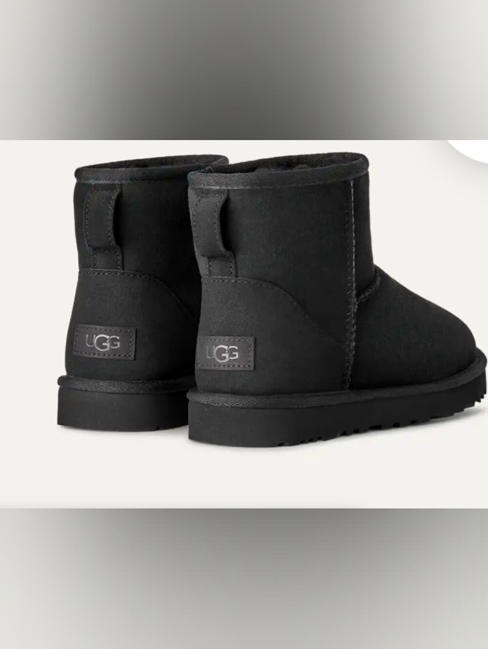 UGG Mini Classic II Short Boots in Black
